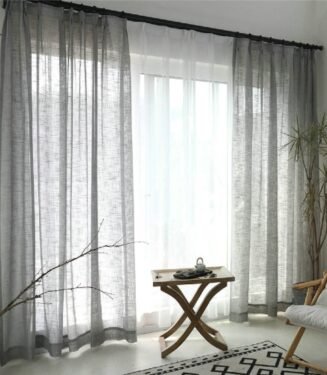 ستائر بسيطة لغرف النوم