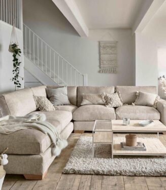 كنب زاوية روسين - كتان