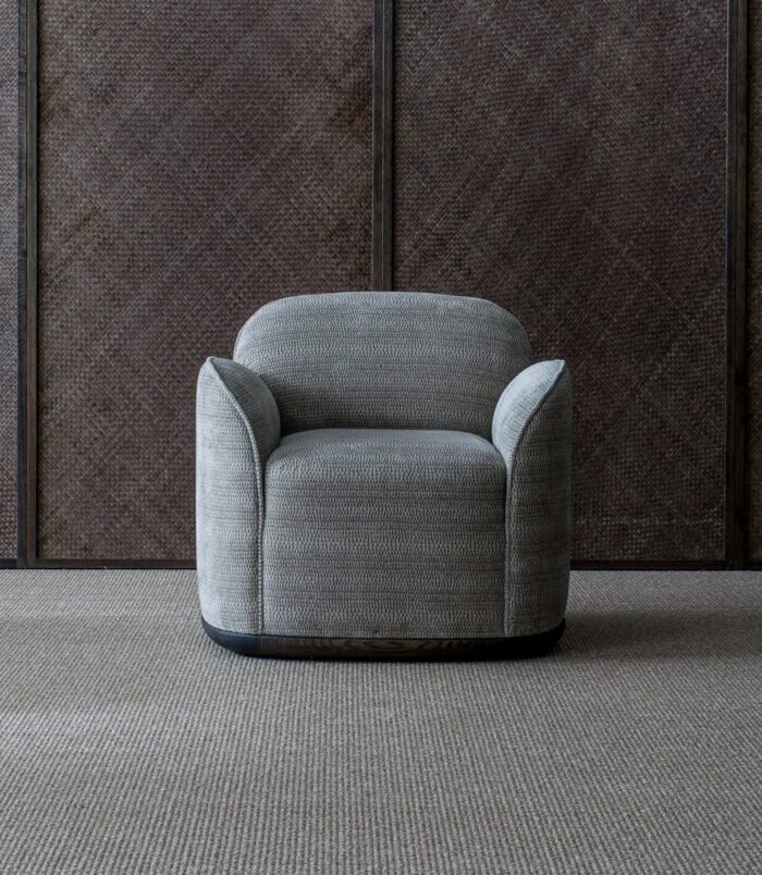 كرسي كنب يونيون - رمادي