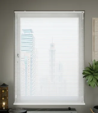 ستائر شرائح الألومنيوم - ابيض