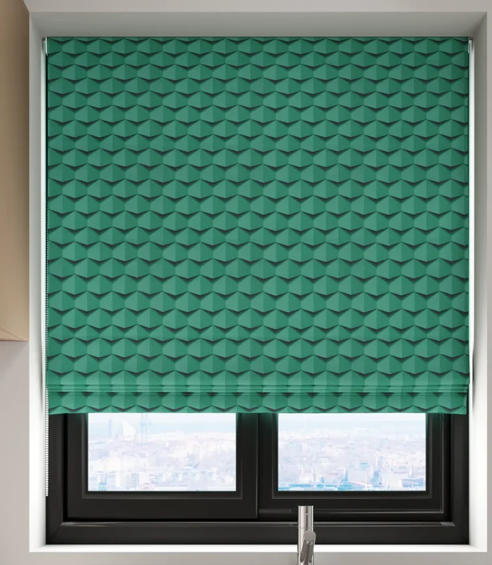 ستائر رومانية - أخضر نعناع