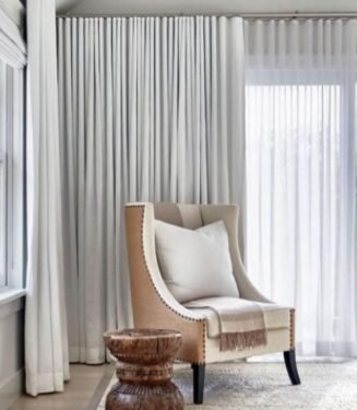 ستارة ويفي ابيض تصميم فريد